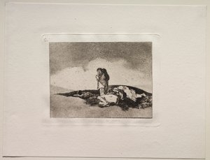 Krigets fasor: Det finns ingen som kan hjälpa dem. av Francisco de Goya