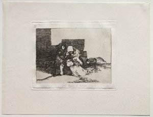Krigets fasor: de kommer inte fram i tid av Francisco de Goya