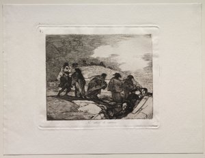 Krigets fasor: De vet inte vägen av Francisco de Goya