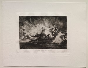 Krigets fasor: De flyr genom lågorna av Francisco de Goya