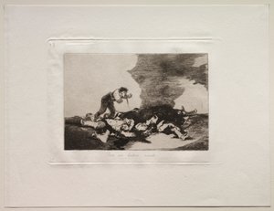 Krigets fasor: Det här är vad du är född till. av Francisco de Goya