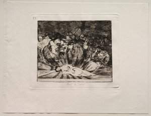 Krigets fasor: sanningen har dött av Francisco de Goya