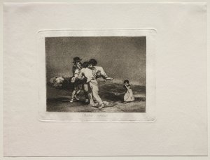 Krigets fasor: Unhappy Mother. av Francisco de Goya