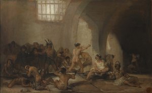 Madhouse Asylum av Francisco de Goya