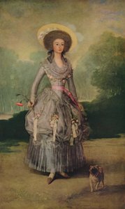 Markisin av Pontejos, c1786 av Francisco de Goya