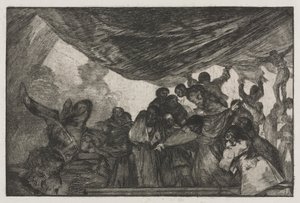 Ordspråken: Klar dårskap, 1864. av Francisco de Goya