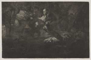Ordspråken: Gud skapar dem och de går samman, 1864. av Francisco de Goya