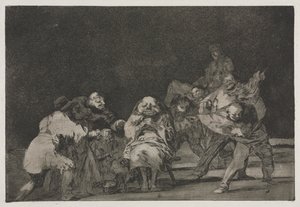 Ordspråken: Lojalitet av Francisco de Goya