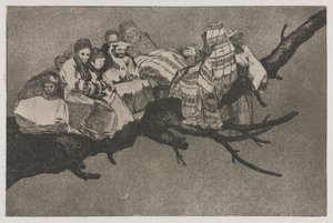 Ordspråken: Löjlig dårskap av Francisco de Goya