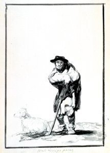 Herden, c1760-1820 av Francisco de Goya