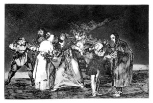 Uppmaningarna, 1819-1823 av Francisco de Goya