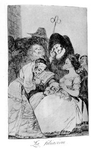 Filiationen, 1799 av Francisco de Goya