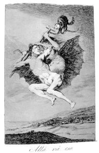 Där går det, 1799 av Francisco de Goya
