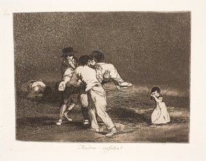 Olycklig mamma (50) av Francisco de Goya