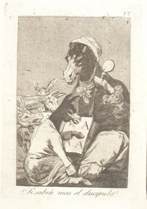 Vet eleven mer än läraren? av Francisco de Goya