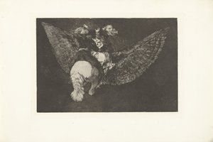 flygande dårskap Disparata volante Los Disparates (The follies) (serietitel) Los Proverbios (Ordspråken) (serietitel) av Francisco de Goya