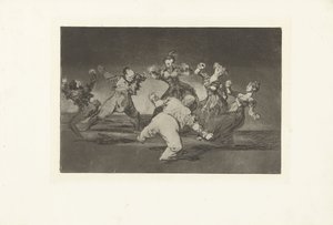 Glad dårskap Disparata Alegre Los Disparates (The follies) (serietitel) Los Proverbios (Ordspråken) (serietitel) av Francisco de Goya