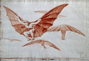 Sätt att flyga, 1816 av Francisco de Goya