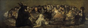 Häxans sabbat eller den stora bocken av Francisco de Goya