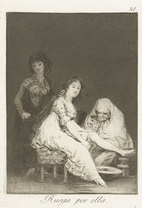 Hon ber för henne av Francisco de Goya