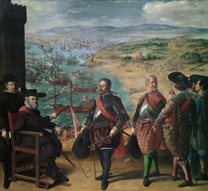 Försvar av Cadiz mot engelsmännen av Francisco de Zurbaran