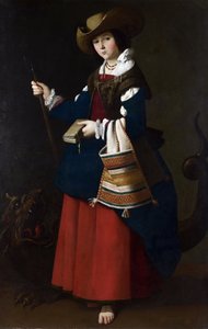 Sankta Margareta av Antiochia av Francisco de Zurbaran