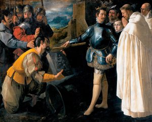 Sankt Peter Nolasco återfår bilden av jungfru Maria av Francisco de Zurbaran