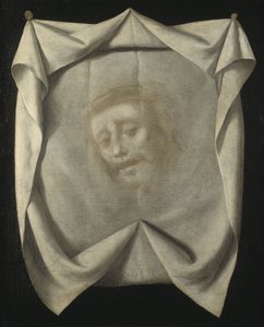 Svenska:  Veronikas svetteduk Den heliga Veronikas slöja, det heliga ansiktet av Francisco de Zurbaran