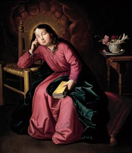 Barnet Jungfrun sover av Francisco de Zurbaran
