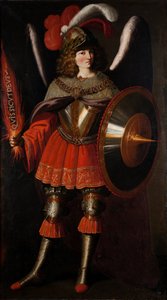 Ärkeängeln Michael av Francisco de Zurbarán and Studio