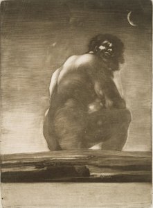 Seated Giant av Francisco de Goya