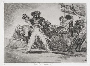 This is too much! (Fuerte cosa es!) from the series The Disasters of War (Los Desastres de la Guerra... av Francisco de Goya