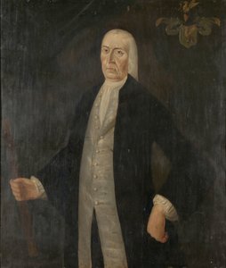 Porträtt av Jeremias van Riemsdijk, generalguvernör för Nederländska Ostindiska kompaniet av Franciscus Josephus Fricot (attributed to)