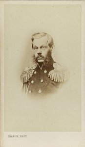 Porträtt av greve Dmitry Alekseevich Milyutin 1816-1912.