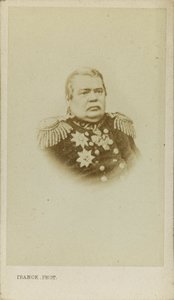 Porträtt av greve Nikolay Muravyov-Amursky 1809-1881, ca 1865.
