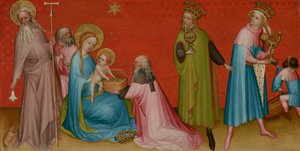The Adoration of the Magi med Saint Anthony Abbot, c.1400