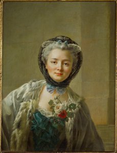 Fru Drouais, född Anne-Francoise Dore av Francois Hubert Drouais