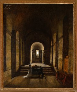 Eden (interiör i ett kapell) av Francois-Marius Granet