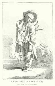 Skorstensfejare (gravyr) av Francois (after) Boucher