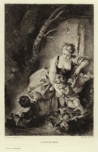 Den glada mamman (gravyr)