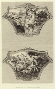 Mönster Däck från berättelsen om Psyche (gravyr) av Francois (after) Boucher