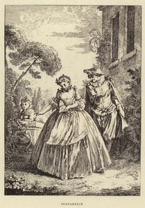 Sganarelle (gravyr) av Francois (after) Boucher