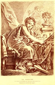 Målningen av Francois (after) Boucher