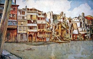 Slaget vid Verdun: Utsikt över floden Meuse vid Verdun