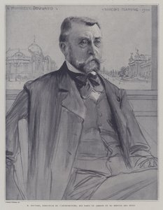 Joseph-Antoine Bouvard, fransk arkitekt och administratör (litho)