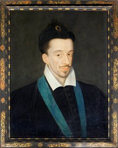 Porträtt av den franske kungen Henrik III (1551-1589), ca 1582-86 (målning) av Francois (attr.to) Quesnel