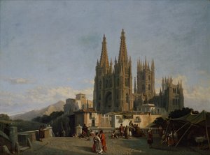 Burgos katedral av Francois Antoine Bossuet