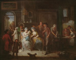 Interiör scen av Francois Aubert