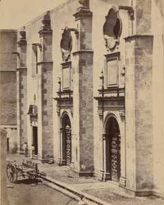 [Fängelseplats för kejsar Maximilian av Mexiko och soldater], 1867. av Francois Aubert