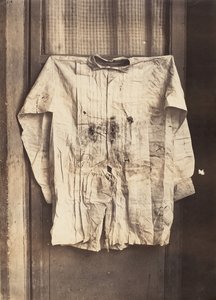 Kejsarens skjorta, buren under hans avrättning, 1867.